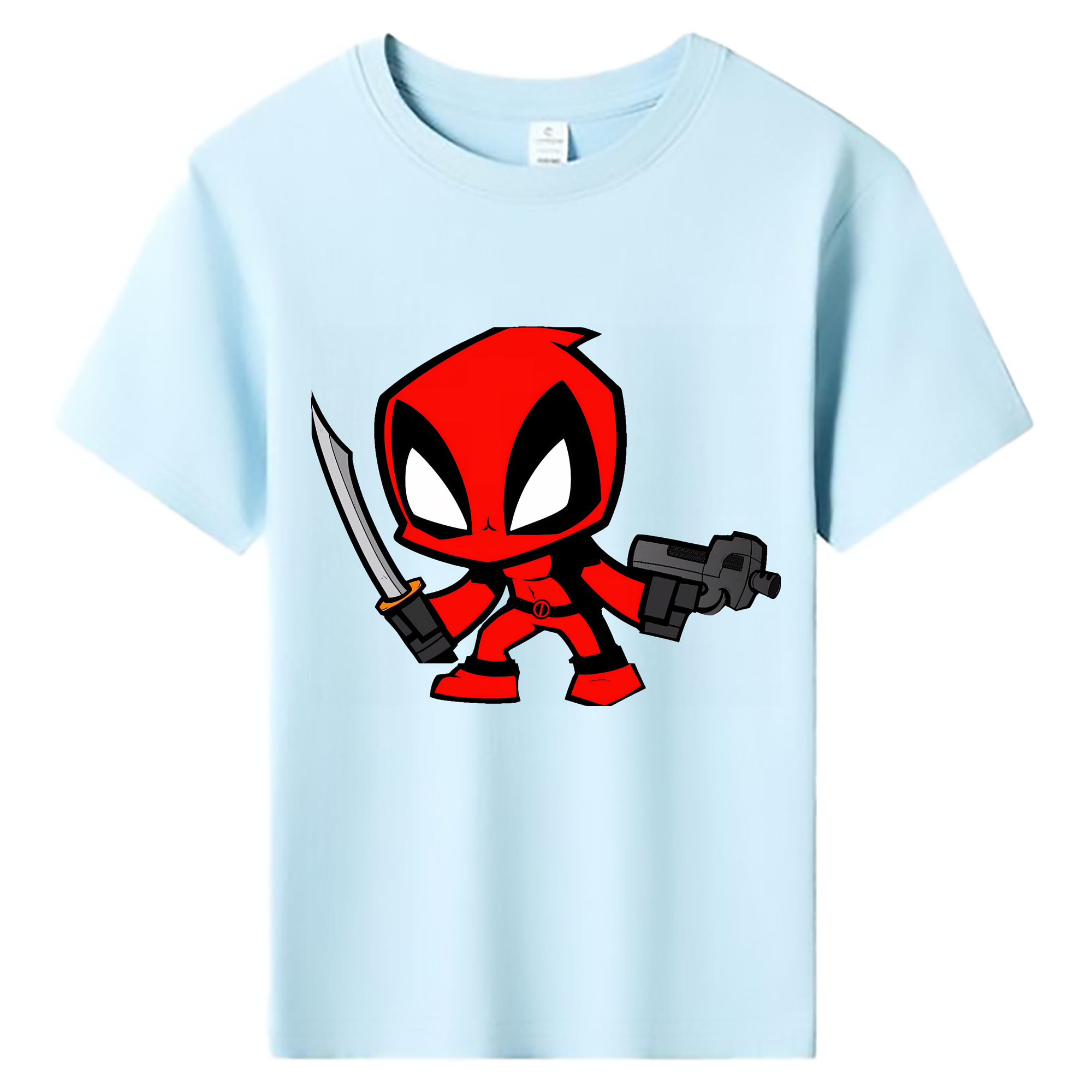 （画像用） Deadpool デッドプール 綿100％キッズTシャツ（フロントプリント）